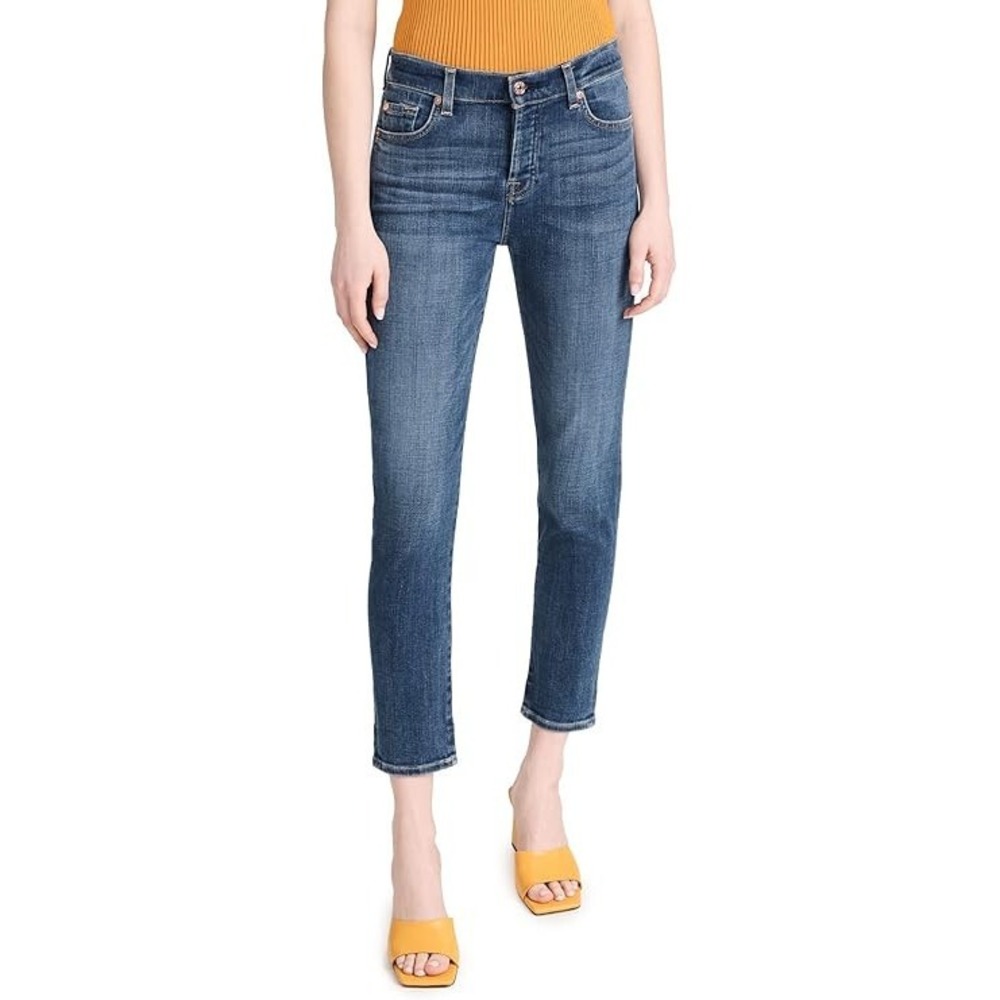 7‎ For All Mankind Women's Josefina Slim Boyfriend Jeans, Blue, 29
